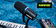Нов хибриден XLR/USB-C подкаст микрофон Shure MV7+
