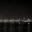 Hamburg's Harbour at night