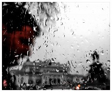 Rainy day in Sofia.