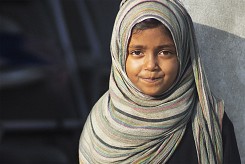 Little girl from Maldives Islands