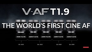 Samyang V-AF 75mm T1.9 - първият автофокусен Cine обектив в света 