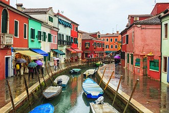A Rainy day in Burano