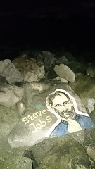 Steve jobs портрет на кея