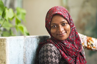 Woman from Maldives Islands