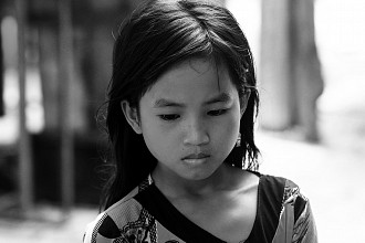 Little girl from Borneo, Malaysia