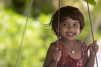 Girl from Dharavandhoo Island, Maldives