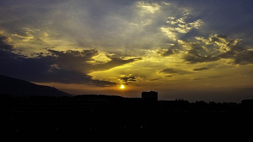 Sunset in Sofia