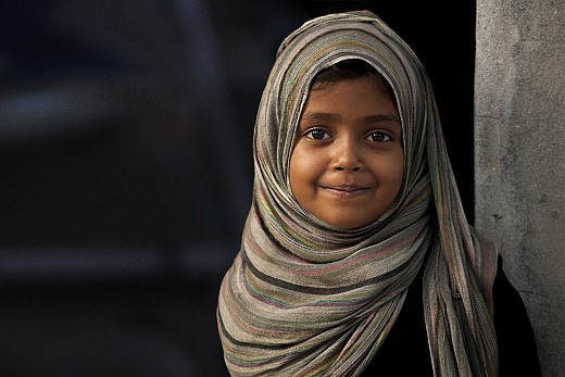 Little girl, Maldives