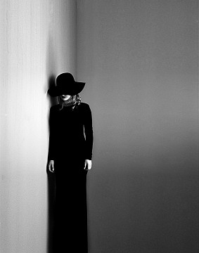 Black dress, white soul
