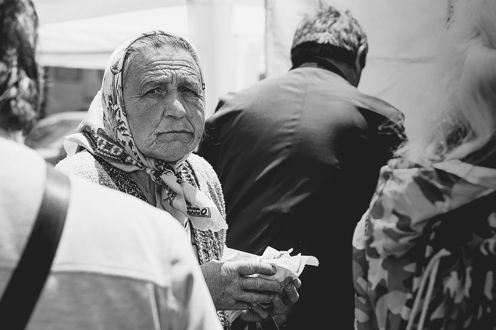На опашката за храна