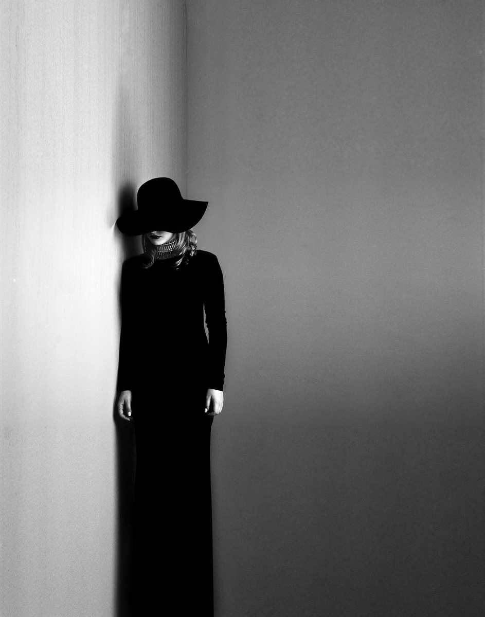 Black dress, white soul