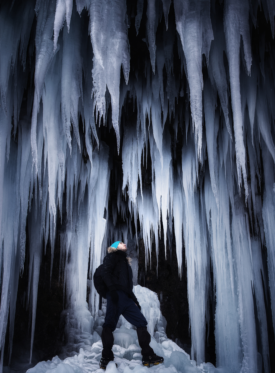Ледени висулки - водопад Варовитец